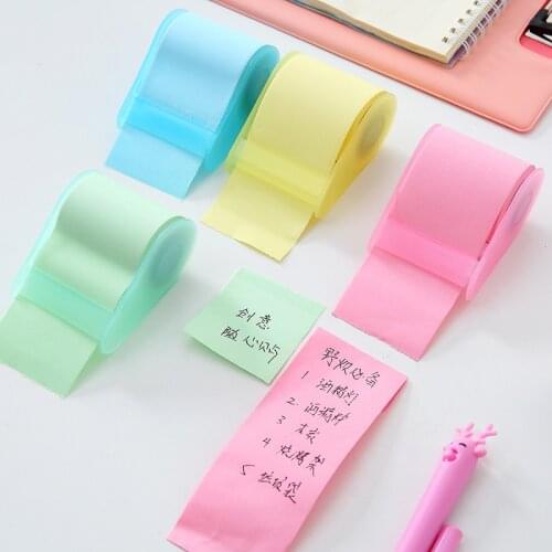 Kawaii Fluorescent Paper Sticker Fluorescent Paper Sticker Memo Pad Sticky Notes Stationery Material Escolar School Supplies