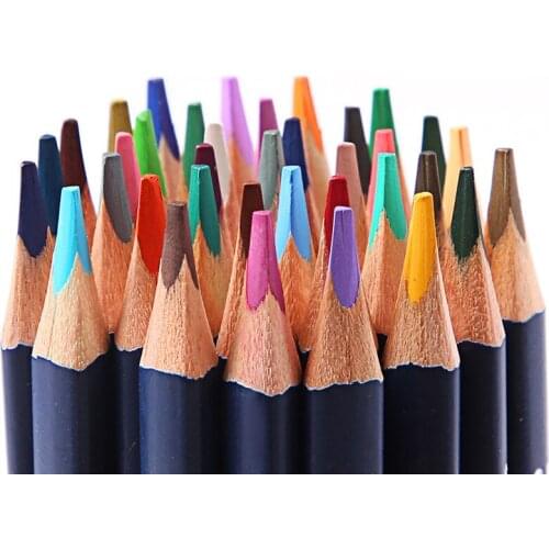 24/36/48/72 Colors Set Of Colored Pencils Oil Color Pencil Wood Soft Watercolor Pencils Drawing Sketching Markers Art Supplies