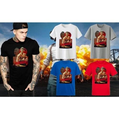 Newest Kickboxer Movie Poster Jean-Claude Van Damme T-Shirt Casual Tops Men O Neck T Shirts
