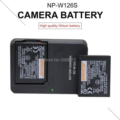 2PCS Camera Battery NP-W126S W126S For Fujifilm Fuji X-H1 X-PRO3 X-PRO2 X-T3 X-T2 X-T30 + 1pc BC-W126 BCW126 Charger