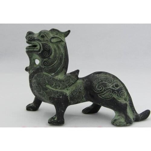 Iscellaneous antiques antique old bronze bronze ornaments crafts boutique collection of young boys and girls