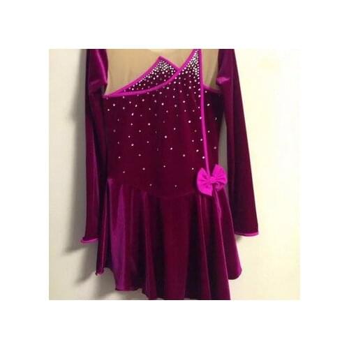 Adult Figure Skating Dresses Crystal New Brand Vogue Competition Ice Skating Dress DR3289