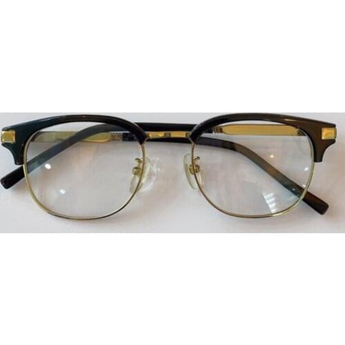 Half Metal Glasses Frame Men Women Classic Flat Mirror Glasses Frame Women Optical Glasses Frame Men Eyewear Frames