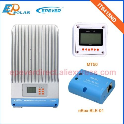 Portbale power bank solar charger IT6415ND 60A 60amp controller 12v 24v 36v 48v auto work MT50 remote meter and wifi function