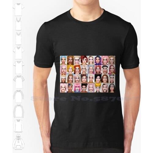 The Most Powerful And Iconic Rupaul Drag Race Queens Print Summer Funny T Shirt For Men Women Yvie Oddly Trixie Matell Tammie