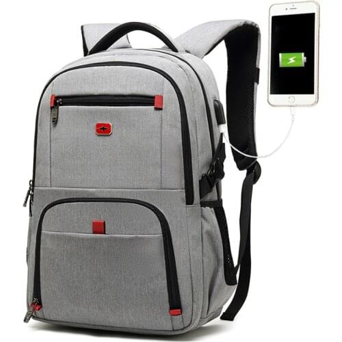 Bagpack School Bags for Teenagers Boys mochila usb charging men black backpack Travel bag rugzak 15.6 inch laptop backpack men
