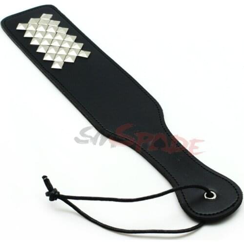 Smspade Faux Leather Spanking Paddle for couples Sex Toys Spanking Flogger Whip Fetish Slave Flirting Paddle sex products