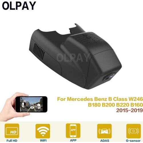For Mercedes Benz B Class W246 B180 B200 B220 B160 2015-2019 Plug And Play Car DVR Wifi Video Recorder Dash Cam Camera