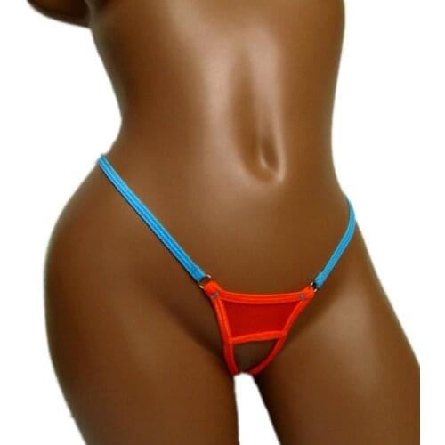 Candy Cherries Women Panties Sport Thong Crotchless G String Sexy Micro Underwear Tanga Lady Sex Femme Erotique Fio Dental