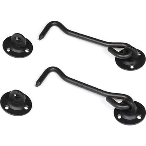 Y5GD Stainless Steel Barn Door Lock Privacy Hook Eye Latch for Garage Window Shed Cabin Security