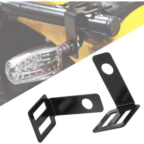 1Pair Rear Mounting Lamp Holder Motorcycle Turn Signal Light Stable Mounting Bracket Lamp Bracket Universal Easy Install Cycling