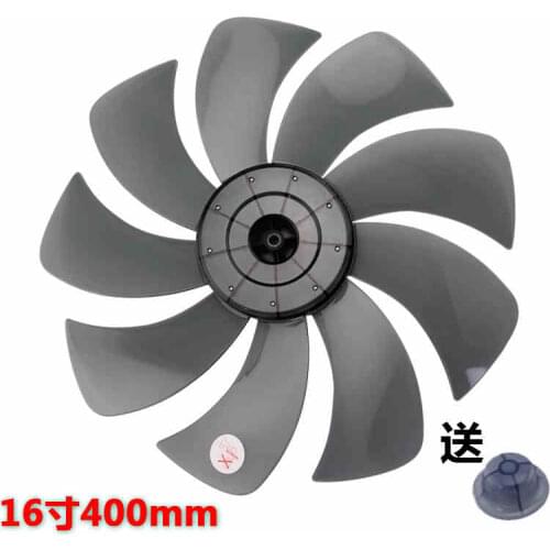 1pc 16 inch 400mm plastic fan blade Big wind 9 Leaves for midea FS40-17CR FS40-17DR FS40 FT40 FD40 series