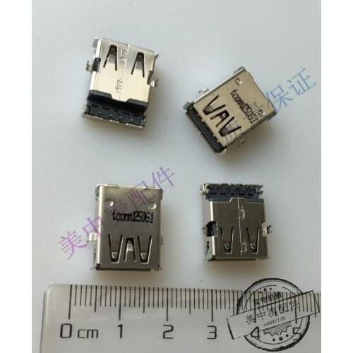 10PCS)Original brand new notebook USB 2.0 interface data port USB socket female connector 4P