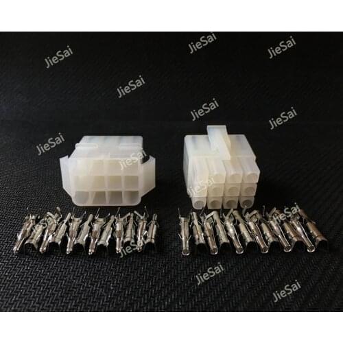 12 Pin 12 Way Female And Male Big Tamiya Connector Set Kits Large Tamiya Set L6.2 Socket Plug 6.2MM