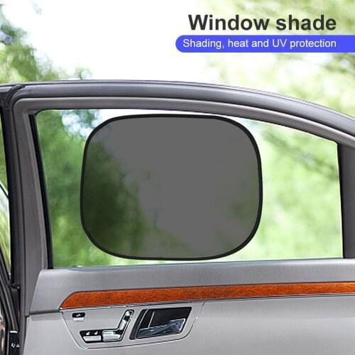 44*38CM Car Static Electricity Sun Shade Sun Blocking Static Sticker Car Side Sun-resistant Insulated Lateral Fender Wholesale