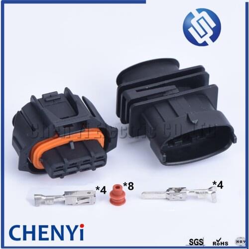 5 Sets 4Pin Waterproof Auto Wire Connector Oxygen Sensor Plug Car Socket 1928403874 1928403966 1928403740 1928403870 1928403736