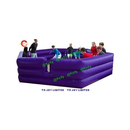 Free door shipping popular funny Inflatable GaGa Ball Pit for sale, durable hot sale Indoor Inflatable Sport Game for kids