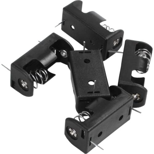 5x1/2AA 14250 Battery Storage Clip Box Case Holder 3.6V With PCB Pin Solder lead