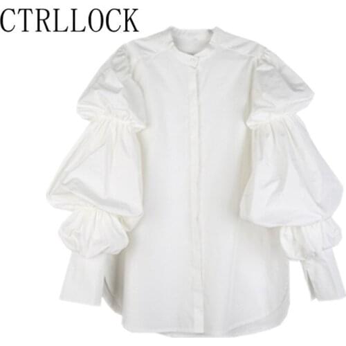 CTRLLOCK Womens White Shirts