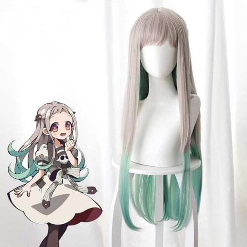 Anime Jibaku Shounen Hanako kun Nene Yashiro Long Wig Cosplay Costume Heat Resistant Synthetic Hair Women Party Wigs