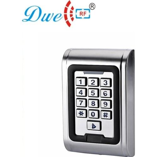 DWE CC RF access control keypad multifunction standalone access controller IP68 metal reader 2000 users single door controller