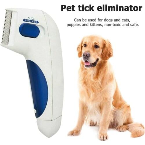 Electric Pet Grooming Brush Cleaner Flea Cleaning Brush Comb Culling Comb Dog Cat Hair Brush Pet Hair Remover Pet Accessories