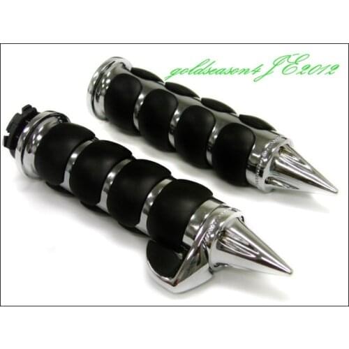Chrome Hand Grips Throttle Boss for Honda GL 1500 1800 Shadow 750 1100 VTX 1300