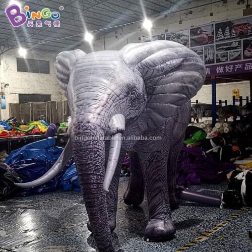 Large 3.9X2.5MH inflatable elephant toy / replica elephant model zoo or amusement park decoration cartoon toy