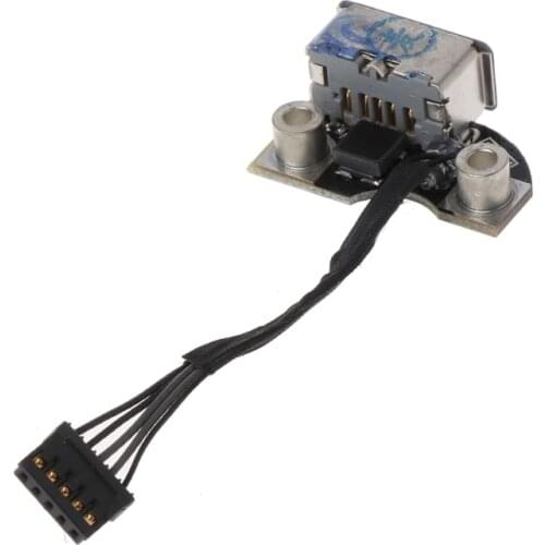 DC-IN I/O Power Jack Board Cable for Macbook Pro 13" 15" A1278 A1286 A1297 820-2565-A 2009- 2012 DC Power Jack