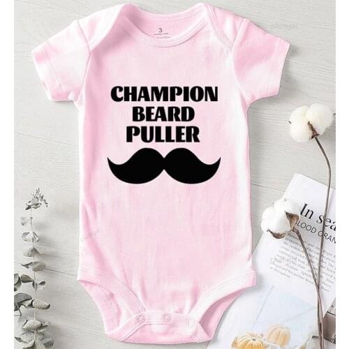 Toddler Jumpsuits Newborn Baby Clothes One Piece Jumpsuit Boy Rompers Clothing for Babies Printing Beard Cotton Rompers