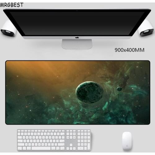 MRGBEST Mousepad Large Stars and Light Pad Non-slip Dorable Rubber Laptop Notebook Desk Mat Cover Your Hand for Game Player