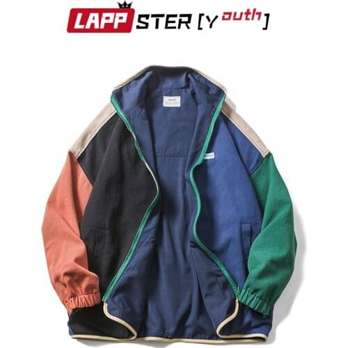 LAPPSTER-Youth Men Harajuku Japanese Jacket 2021 Mens Japanese Streetwear Korean Fashion Jackets Male Windbreaker Y2k Jacket 2XL