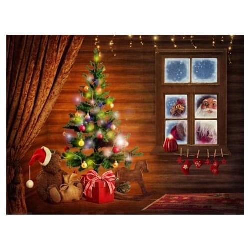 Christmas Tree Brass Lighting Fixtures (100 Bulbs)