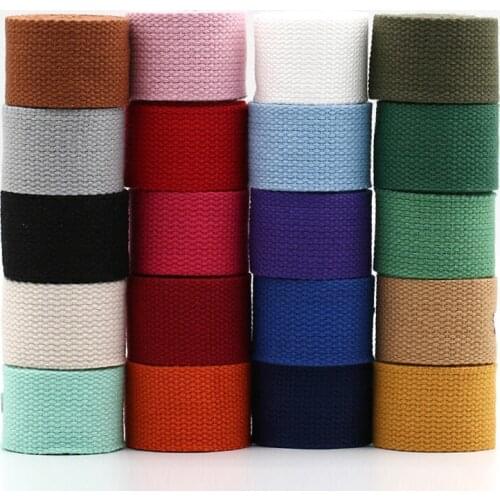 New Canvas Ribbon Belt Thickening Cotton Webbing Canvas Webbing Knapsack Strapping Sewing Bag Belt Accessories ремень для сумки