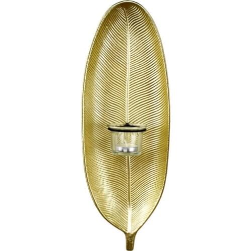 Nordic Metal Candle Holder Creative Gold Living Room Decoration Candle Holder Hanging Romantic Suporte Velas Candlestick DD60ZT