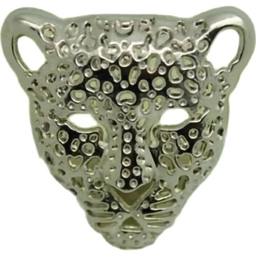 40*35mm Alloy Leopard Lion Animal Punk Garment Rivet Cap Stud Leather Craft Shoes Bag Hat Jeans Wallet Trims Jewelry Accessories