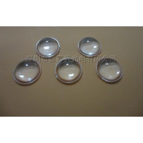 LED optical convex lens diameter 12.5mm Height 3.7mm PMMA Plano convex LED lens, 1W 3W 5W Lens