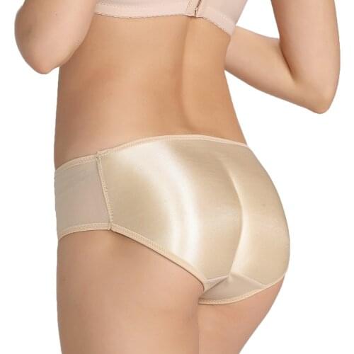 Women Sponge Padded Push Up Panties Butt Lifter Fake Ass Briefs Butt Hip Enhancer Seamless Control Panties Buttocks Lingerie