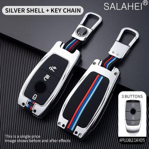 Hight Quality Galvanzed Alloy Car Smart Key Case Cover Shell For Mercedes Benz 2017 E Class W213 2018 S class Car Accessories