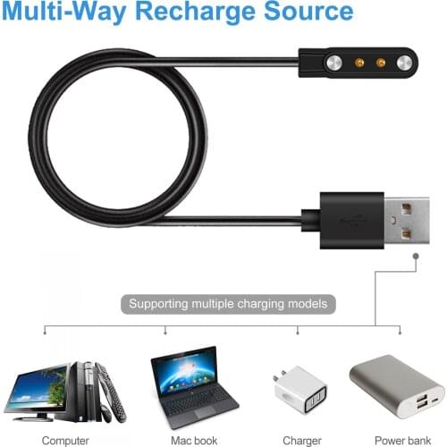 Charger USB Charging Cable Cord Replacement Accessory For LW11 Smart Watch Charger Adapter USB Cable Charging Dock Smartwatch