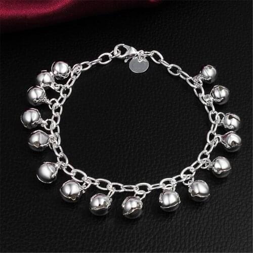 925 Sterling Silver colorcolorLink Chain Bracelet Cute Girls Charm Cubic Zirconia Micro Pave CZ Crystal Bracelet Jewelry S008