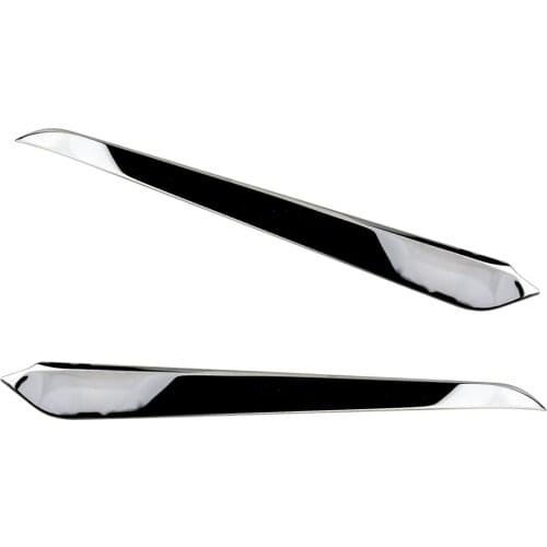 1 Pair Silver Car Tail Light Trim Rear Lamp Strip Cover Fit For Cadillac XT5 2020 2019 2018 2017 2016