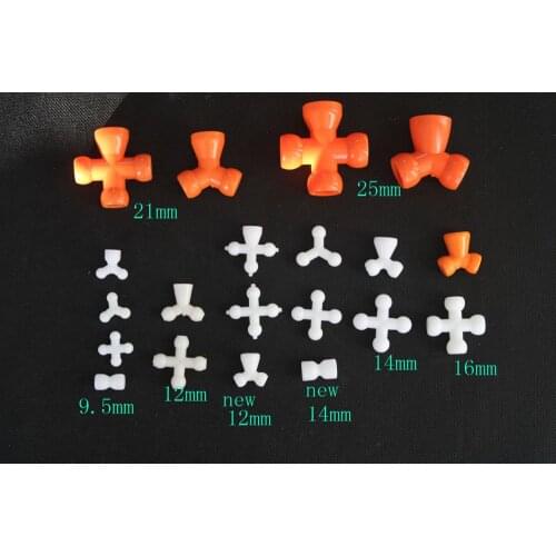 20pcs---cross--Y--shape skelton joint connector fit for 16mm