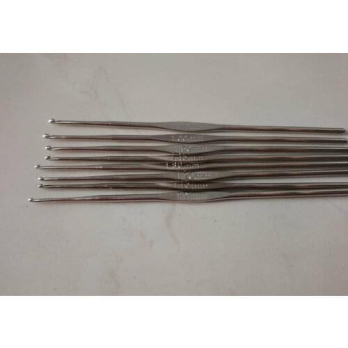 8pc/set 50 set/lot Stainless Steel Crochets Hook Set Knitting Kit Needles tools 1mm-1.7mm DIY hand Tool handicrafts NEEDLE-7694