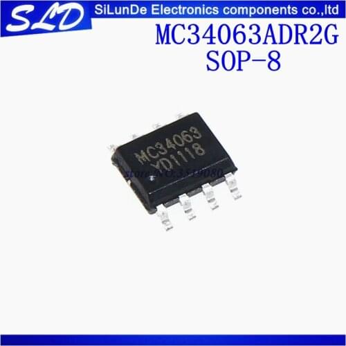 Free Shipping 20pcs/lot MC34063ADR2G MC34063ADR MC34063A MC34063 SOP-8 new and Original in stock