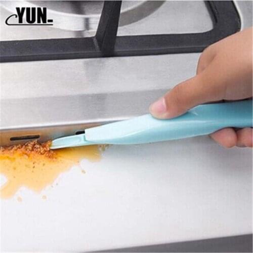 Cleaning Brush Double Head Kitchen Gadget Cooktop Crevice Decontamination Shovel Door and Window Cleaning Scraper Can Opener 8D