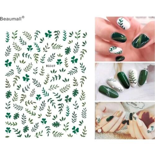 Elegant Type Nails Art Manicure Back Glue Decal Decorations Nail Sticker For Nails Tips Beauty