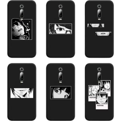 Kakegurui Midari Ikishima Phone Case For Redmi 9A 9 8A 7 6 6A Note 9 8 8T Pro Max K20 K30 Pro