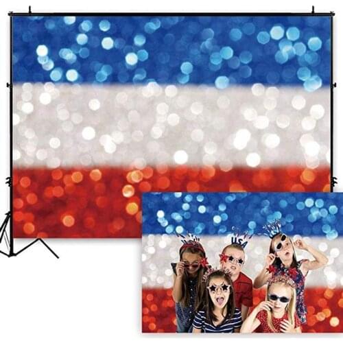 HUAYI Photography Backdrop Birthday Party Baby Shower Child Photo Background Flags patriotic Celebration Photo Backdrop W-2045