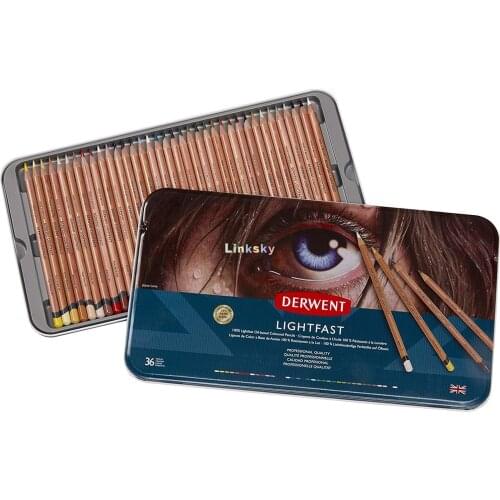 Derwent Lightfast Colored Pencils, for Artist, Drawing, Professional, 36 Pack (2302721),100% Lightfast,professional Quality